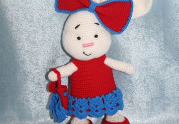 Зайка Зая, выполнена по МК Татьяны Макаровой