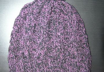 шапка с помпоном