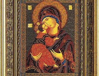 Картины и иконы, вышитые бисером