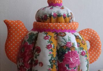 Текстильный чайник шкатулка