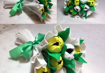 букет из конфет