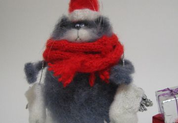 Котик Новогодний