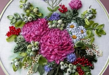 Вышивка лентами