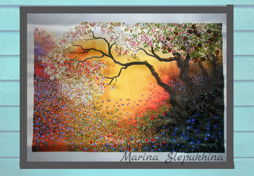 Картина бисером "Т. Дюббельман. Туманное утро"