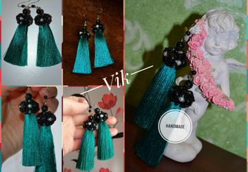 Серьги - кисти