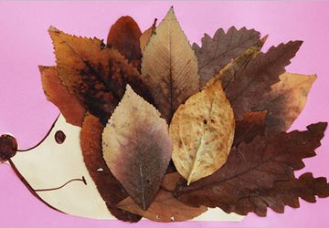 Осенние аппликации из листьев