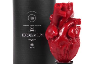 Свеча декоративная Cordis Meum на подставке