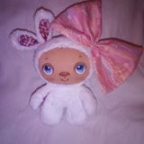 Мягкая игрушка из ткани заяц