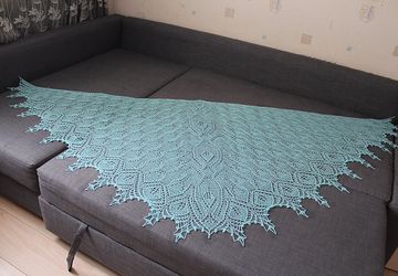 нефритовый цветок шаль