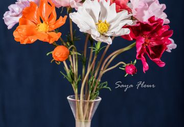 Космея из полимерной глины