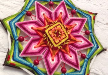 Плетёная Мандала в СПб. Мастер-класс.