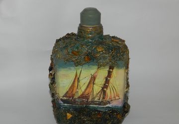 Бутыль Парусник зеленая