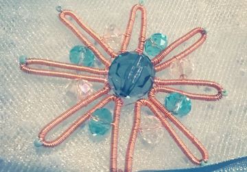 Большая подвеска "Снежинка"