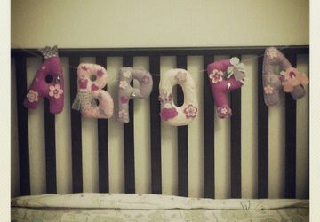 Именная гирлянда из фетра.