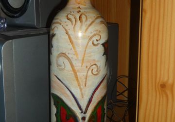 Росписные бутыли