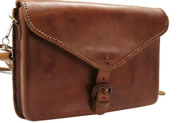 Мужская кожаная сумка для ноутбука Mexico 0015-М. Ручная работа