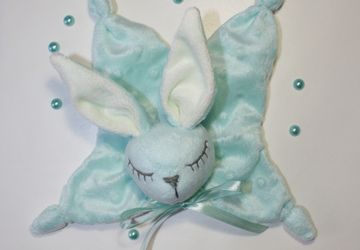 Зайка комфортер Милана Мята