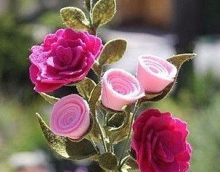 ЦВЕТЫ ( Мокрое Валяние)