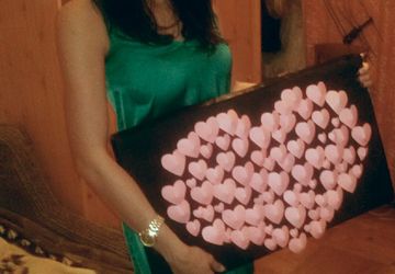 Картина из сердец