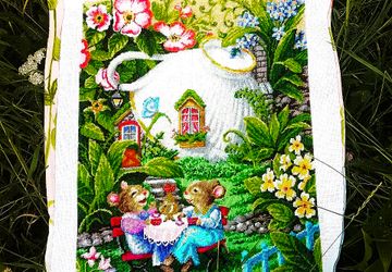 Картина из бисера - Мышки Хохотушки (полная зашивка)