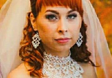 Эффектное украшение для невесты