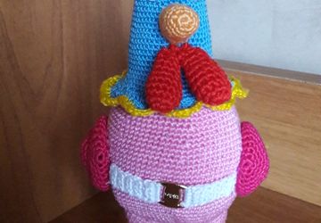 Петушок амигуруми