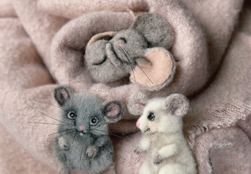 Брошь мышонок- символ 2020 года