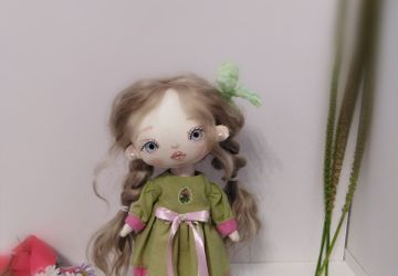 Интерьерная кукла ручной работы