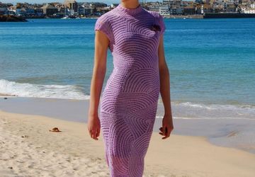 Летнее платье кругами