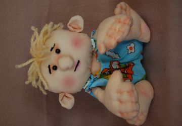 текстильный малыш пупс