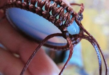 Оплетение камней, мастер-класс по украшениям