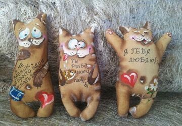 Кофейные игрушки-печенюшки