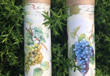 Набор бутылок для вина" Гроздь винограда"