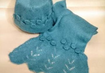 Комплект шапочка и шарфик