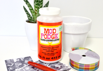 Цветочные горшки своими руками.