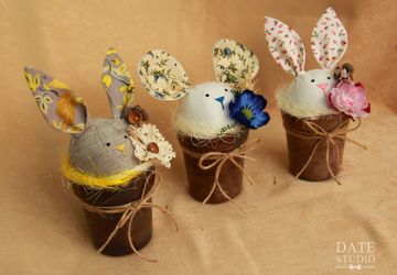 Зайка в горшочке