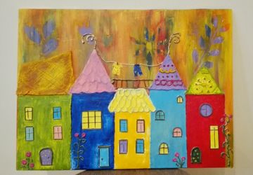 Объемное панно «Сказочный город»