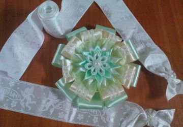 Бант на выписку.