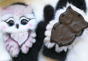 Звероварежки со съёмным декором