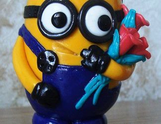 МК Лепка из полимерной глины Брелок Миньон