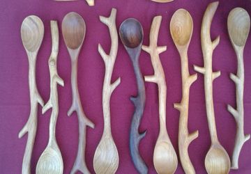 Ложки деревянные резные ручной работы.