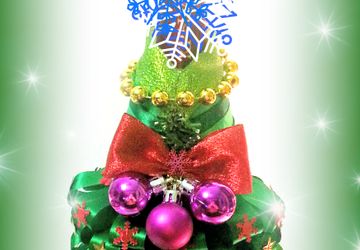 Съмный чехол "Новогодняя елочка" для новогоднего напитка