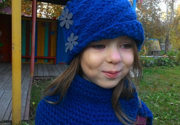 Шапочка "Синяя дорожка"