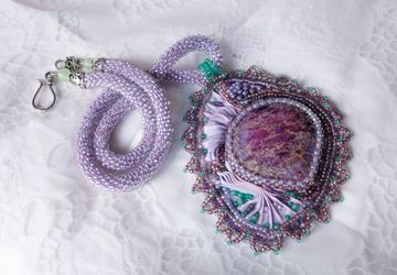 Кулон "Ветвь сирени"