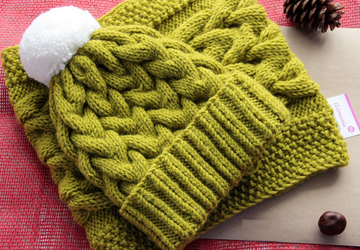 Объемные узоры спицами