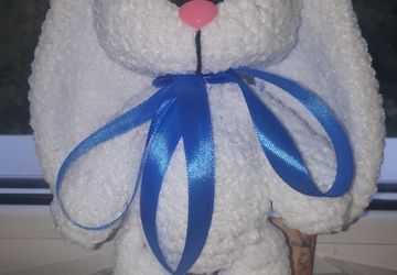 Подарочный Плюшевый зайка