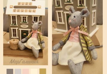 Мышка Тильда ручной работы