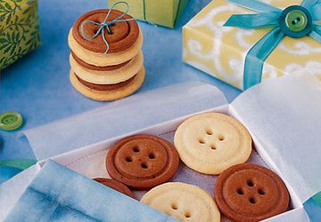 Рецепт печенюшек-пуговиц! Супер-милая идея!