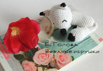 Лисичка чёрно-белая (на заказ)