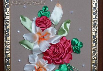 Вышивка лентами (мастер-класс)